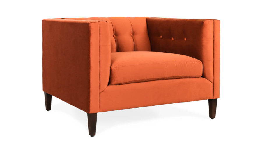 Arden Fabric Chair 44 x 38 Lafayette Red Brick 2 1 1
