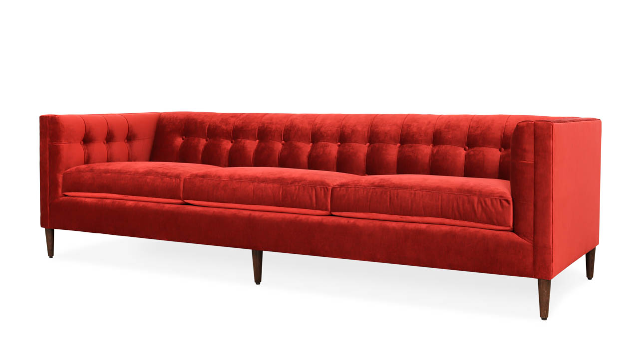 Arden Fabric Sofa 107 x 38 Milan Cayenne by COCOCO Home
