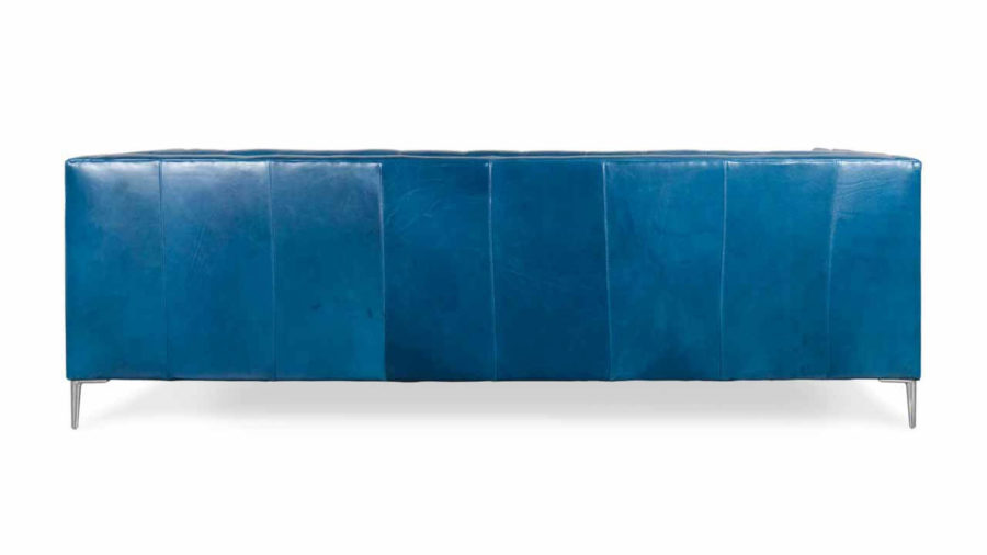 Arden Leather Sofa 93 x 38 Echo Blue Marlin 4 1