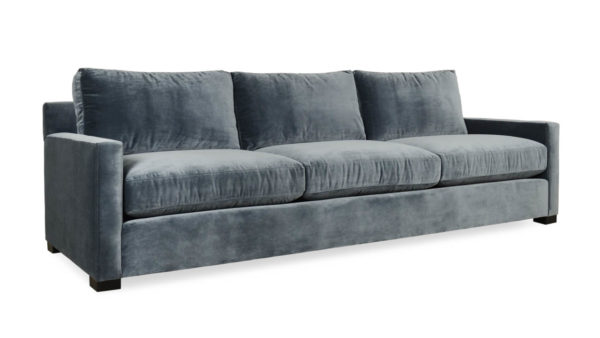 Brevard Fabric Sofa 107 x 42 Como Dark Grey by COCOCO Home