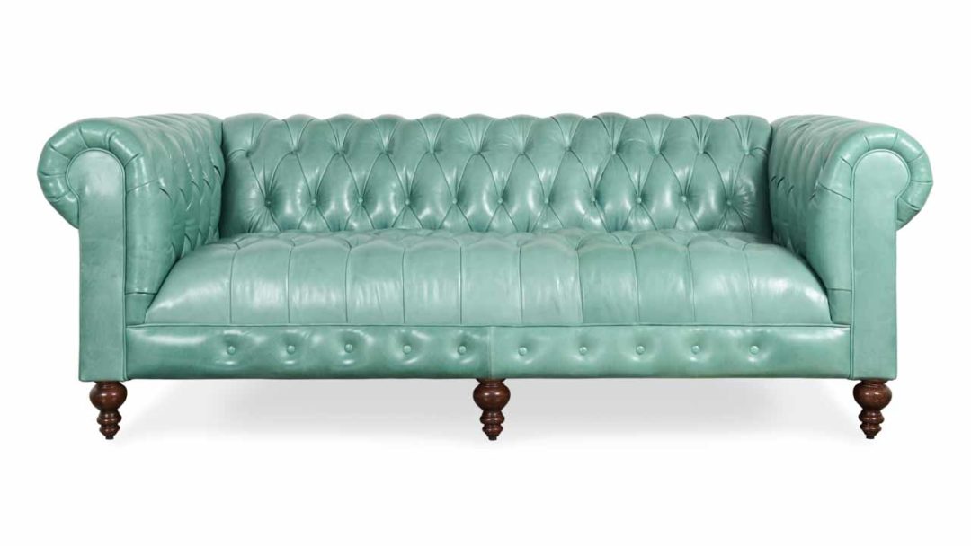 COCOCO Home | Chelsea Chesterfield Leather Sofa - Made in USA