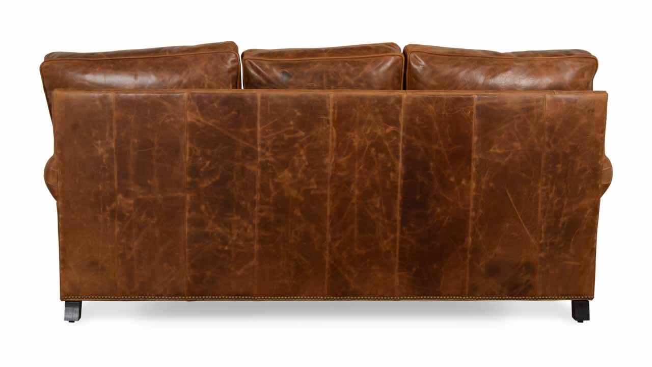 Dilworth Leather Sofa 80 x 38 Biltmore Sycamore