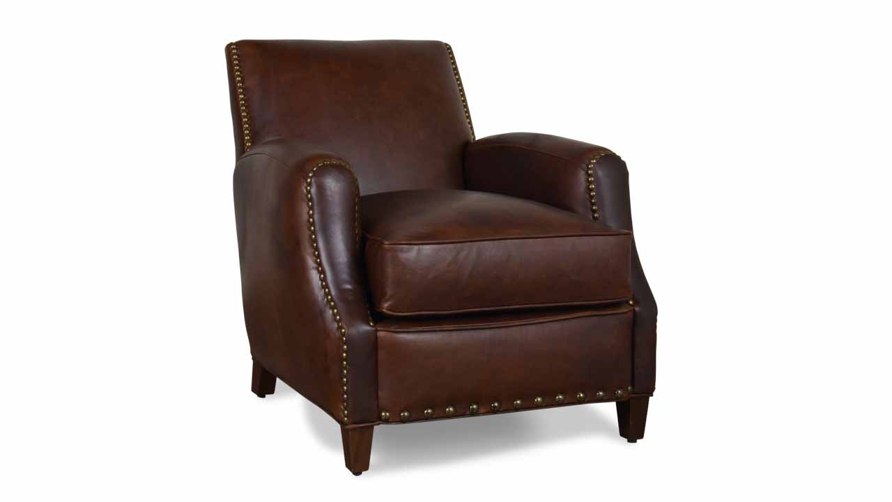 Metro Leather Chair Berkshire Bourbon
