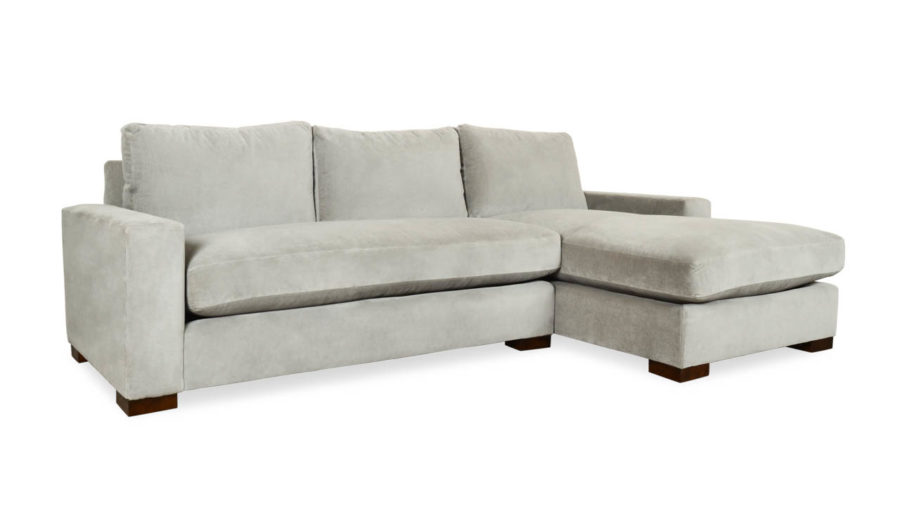 Cococo Home, Monroe, Single Chaise Sectional, Chaise, Contemporary Fabric Sofa