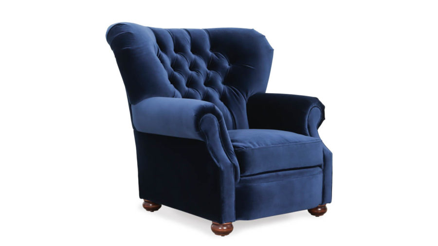 Winston Fabric Chair 44 x 43 Como Indigo by COCOCO Home