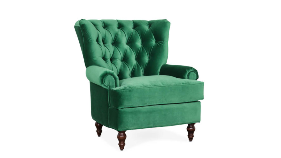 Blanton Fabric Chair 34 x 37 Como Emerald by COCOCO Home