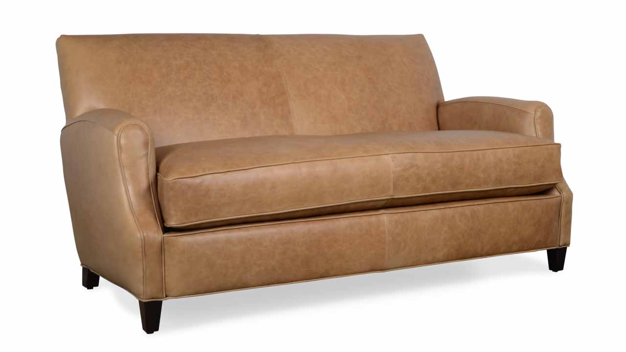 Metro Leather Sofa in Beige