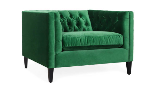 Belmont Fabric Chair 44 x 38 Como Emerald 1 1