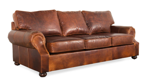 Jackson Leather Sleeper Sofa 94 x 44 Eastwood Honey by COCOCO Home