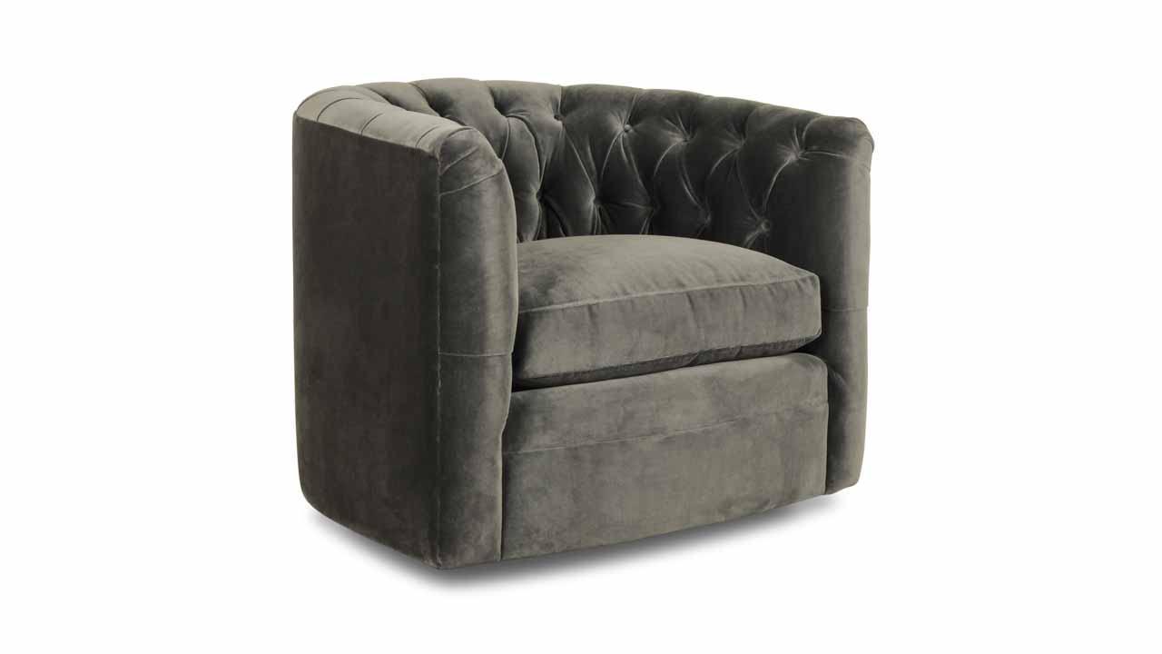 Oxford Fabric Swivel Chair