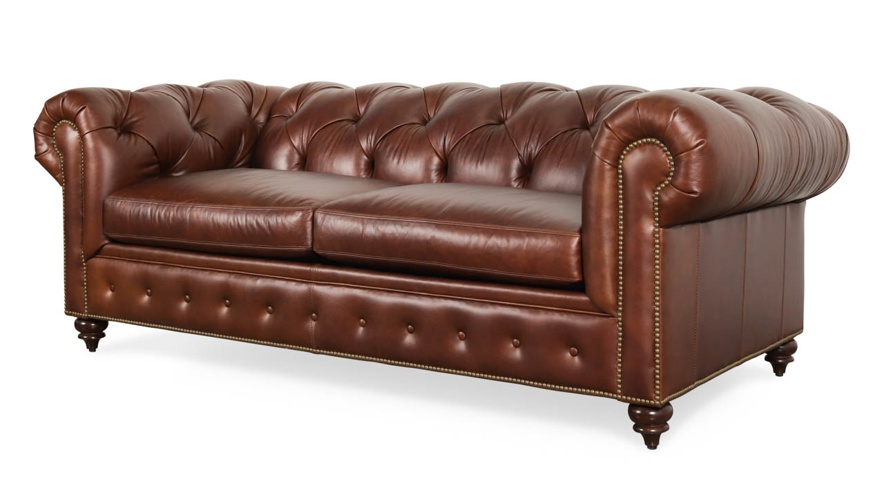 Custom Leather Sleeper Sofa, Chesterfield Sleeper Sofa Reviews