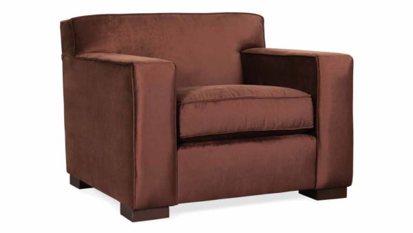 Boone Fabric Chair 39 x 38 Thompson Chocolate