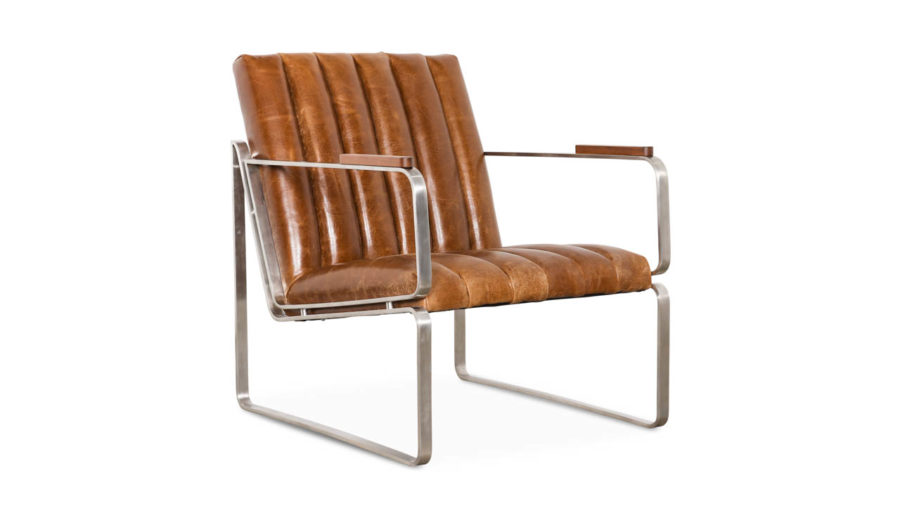 Shelby Leather Chair Cambridge Sycamore