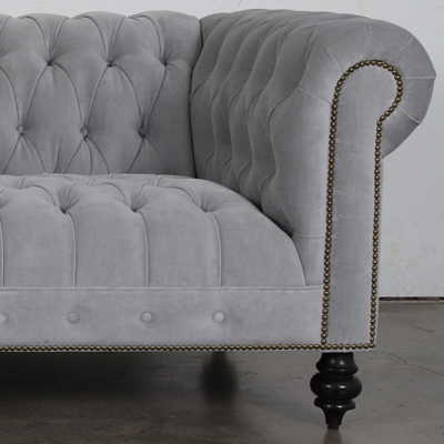 102 x 42 chelsea chesterfield sofa cannes cannon grey legs 9500 espresso nails 21 old gold 1