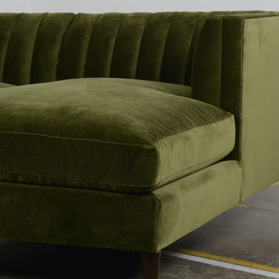 85x35 clark sofa chaise sectional fabric jbm como jade legs 1000 walnut 3