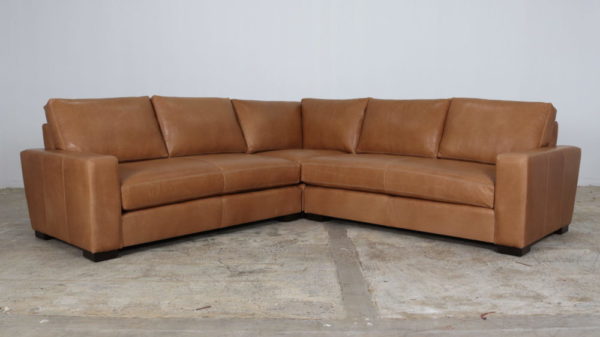 Monroe Sectional, Leather Sectional, Contemporary Leather Sectional