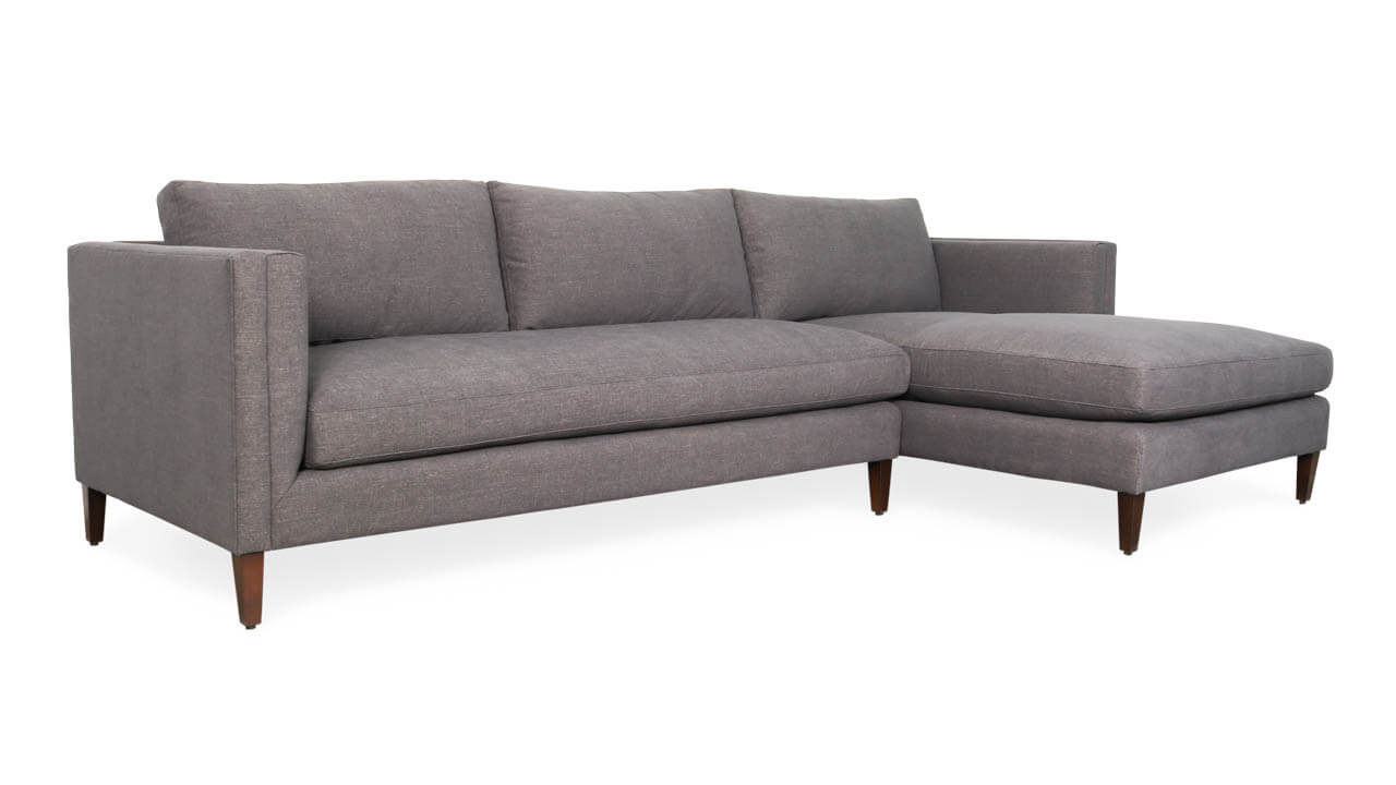 Landis Single Chaise Fabric Sectional