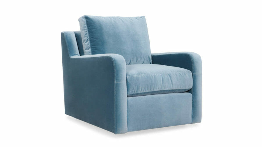 Kilgore Fabric Swivel Chair 32 x 38 Como Harbor 3 1
