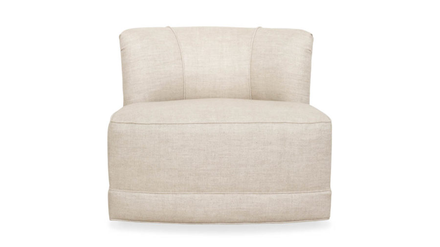 Spin Fabric Swivel Chair Wilde Oatmeal by COCOCO Home