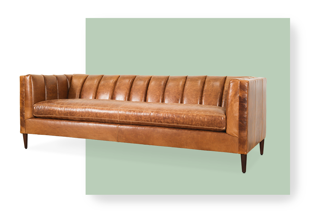 Nashville Clark Leather Sofa